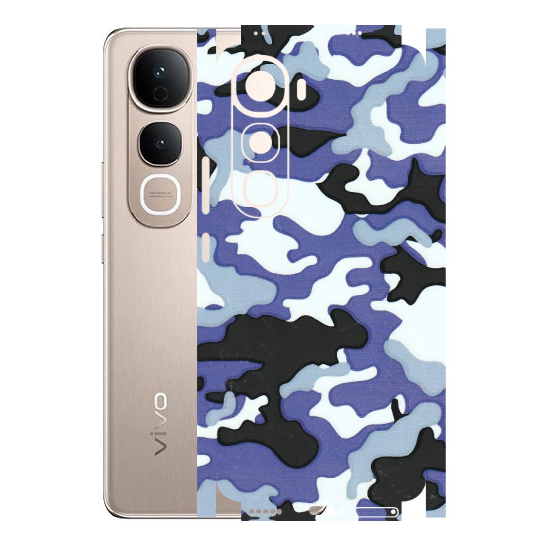 VIVO Y Series Phone Skins (All Models) - Powerfull Military Camoflauge - 3D Embossed Finish (L-49) Vivo Y400 5G