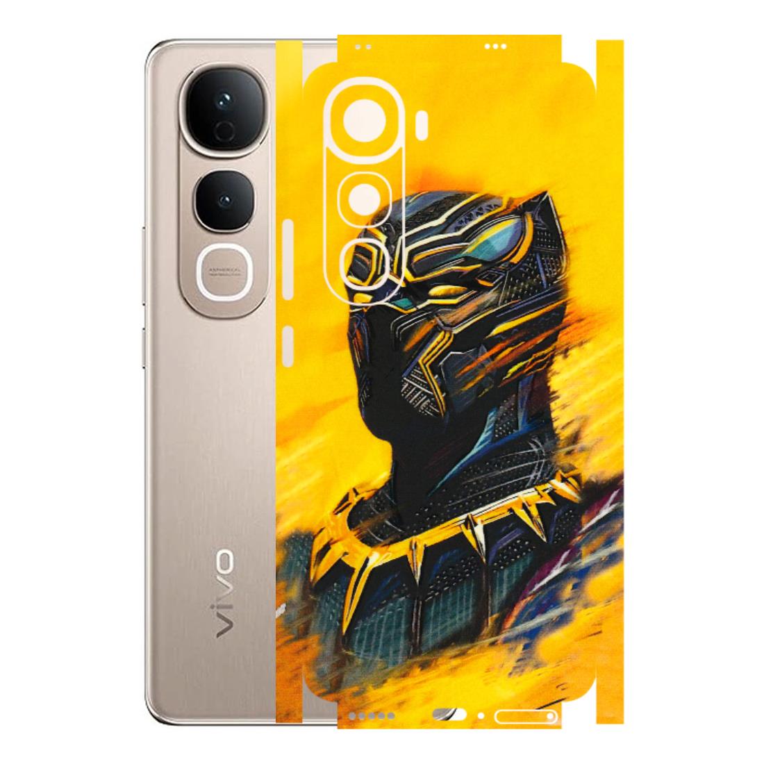 VIVO Y Series Phone Skins (All Models) - Yellow Panther - 3D Embossed Finish (L-54) Vivo Y400 5G