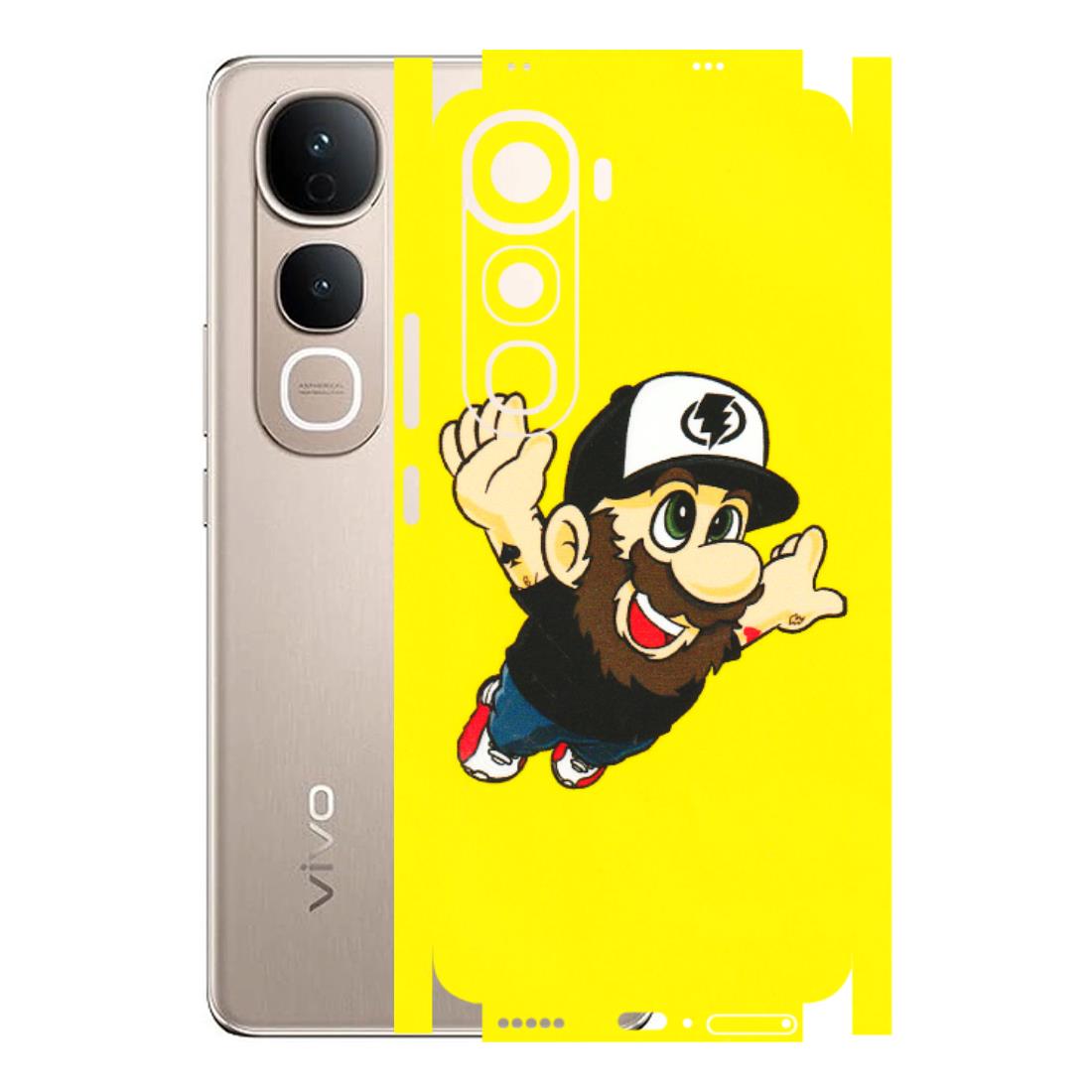 VIVO Y Series Phone Skins (All Models) - Flying Beardo - 3D Embossed Finish (L-60) Vivo Y400 5G