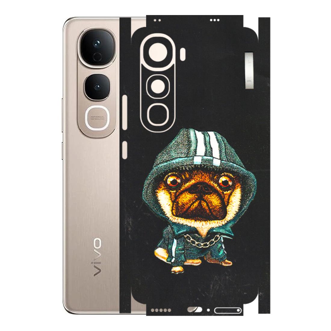 VIVO Y Series Phone Skins (All Models) - Puppy N Hoodie - 3D Embossed Finish (L-90) Vivo Y400 5G