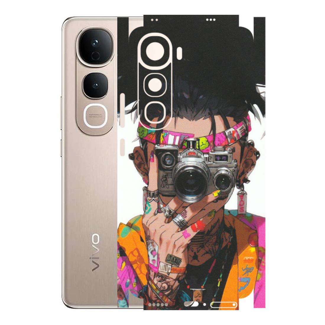 VIVO Y Series Phone Skins (All Models) - Camera Lover Girl - Matte Finish (M-09) Vivo Y400 5G