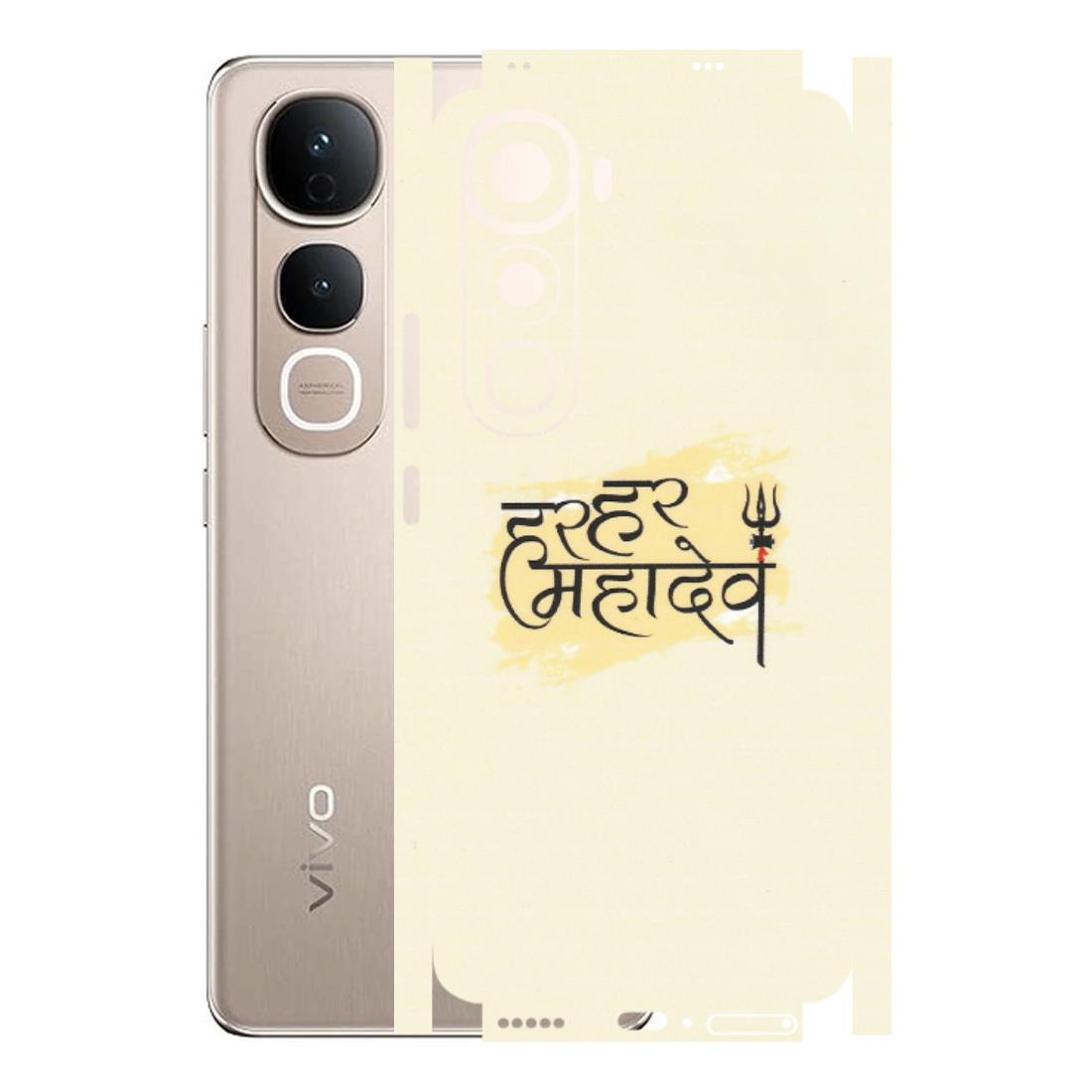 VIVO Y Series Phone Skins (All Models) - Har Har Mahadev - Matte Finish (M-10) Vivo Y400 5G