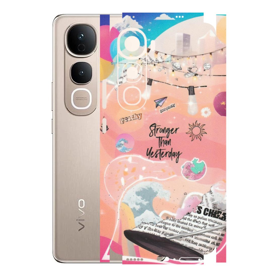 VIVO Y Series Phone Skins (All Models) - Stronger Then Yesterday - Matte Finish (M-128) Vivo Y400 5G