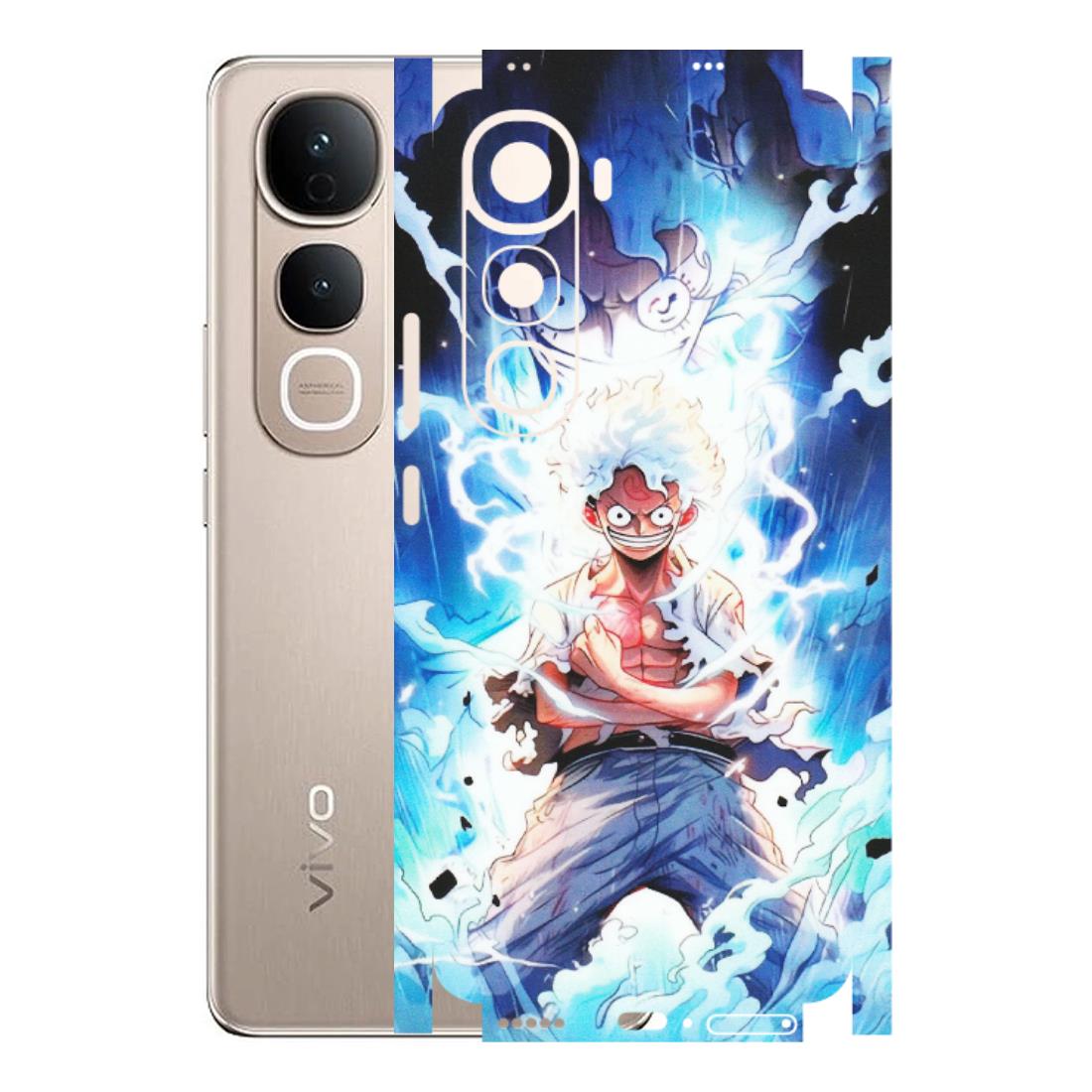 VIVO Y Series Phone Skins (All Models) - Blue Thunder Luffy Anime - Matte Finish (M-132) Vivo Y400 5G