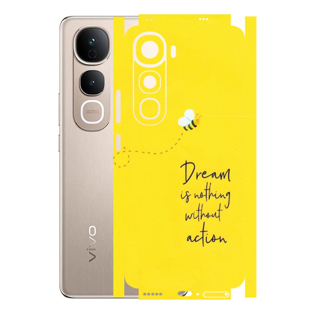 VIVO Y Series Phone Skins (All Models) - Dream Is Nothing Without Action - Matte Finish (M-138) Vivo Y400 5G