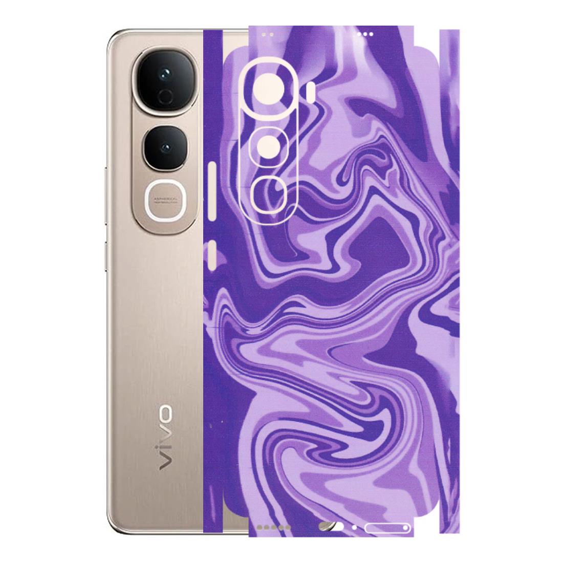 VIVO Y Series Phone Skins (All Models) - Hazy Purple Nights - Matte Finish (M-14) Vivo Y400 5G