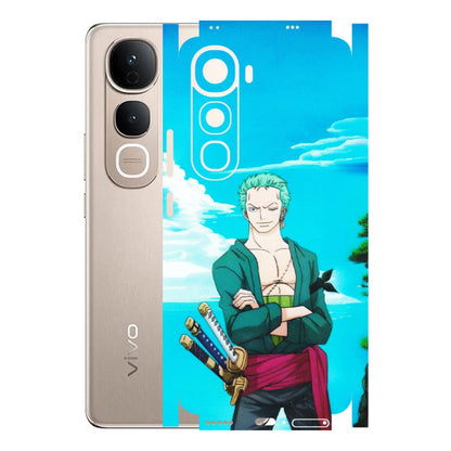 VIVO Y Series Phone Skins (All Models) - Cool Swordman Zoro Anime - Matte Finish (M-143) Vivo Y400 5G