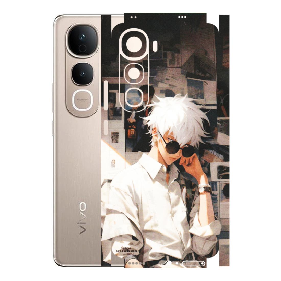 VIVO Y Series Phone Skins (All Models) - Gojo Satoru Jujustu Kaisen Anime - Matte Finish (M-156) Vivo Y400 5G