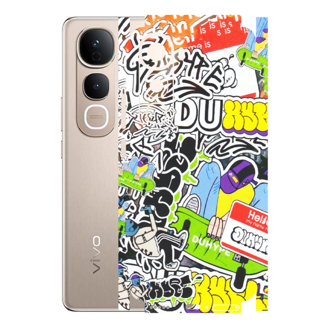 VIVO Y Series Phone Skins (All Models) - Dope Graffiti - Matte Finish (M-61) Vivo Y400 5G