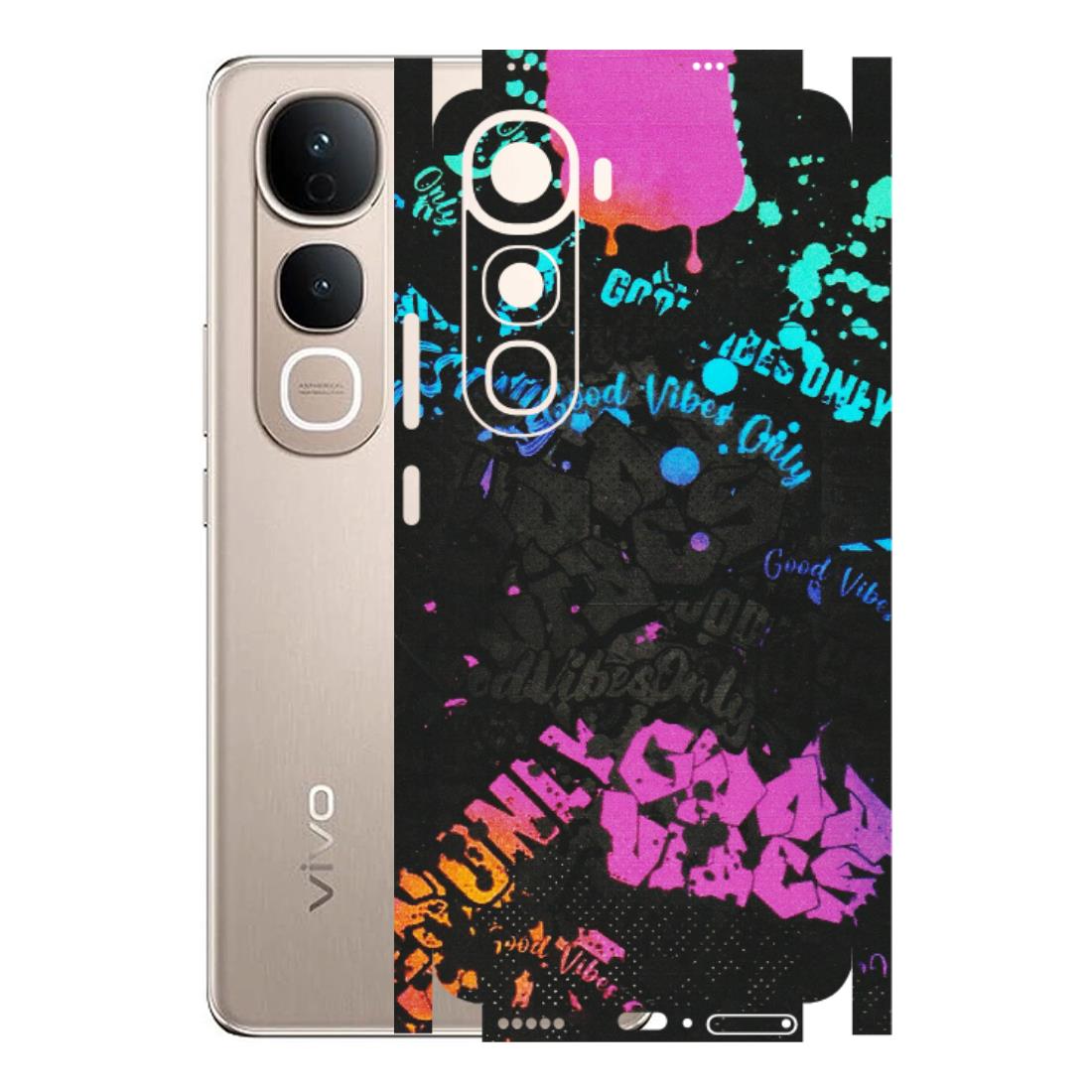 VIVO Y Series Phone Skins (All Models) - Majestic Black Vibes - Matte Finish (M-62) Vivo Y400 5G