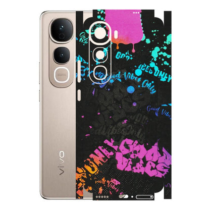 VIVO Y Series Phone Skins (All Models) - Majestic Black Vibes - Matte Finish (M-62) Vivo Y400 5G