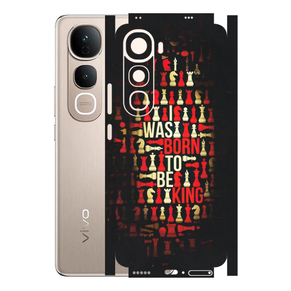 VIVO Y Series Phone Skins (All Models) - Born To Be King - Matte Finish (M-73) Vivo Y400 5G