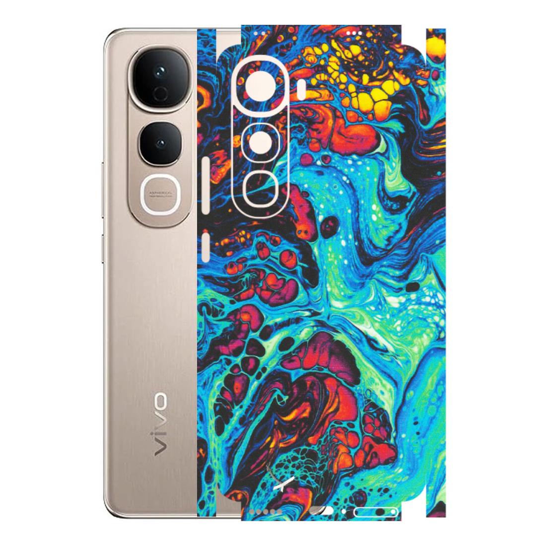 VIVO Y Series Phone Skins (All Models) - Majestic Galactic Marbel - Matte Finish (M-85) Vivo Y400 5G
