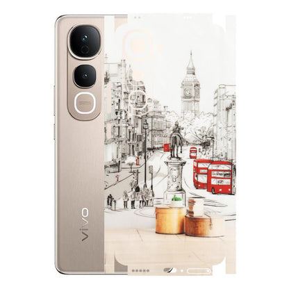 VIVO Y Series Phone Skins (All Models) - London Street - Transparent Finish (T-02) Vivo Y400 5G