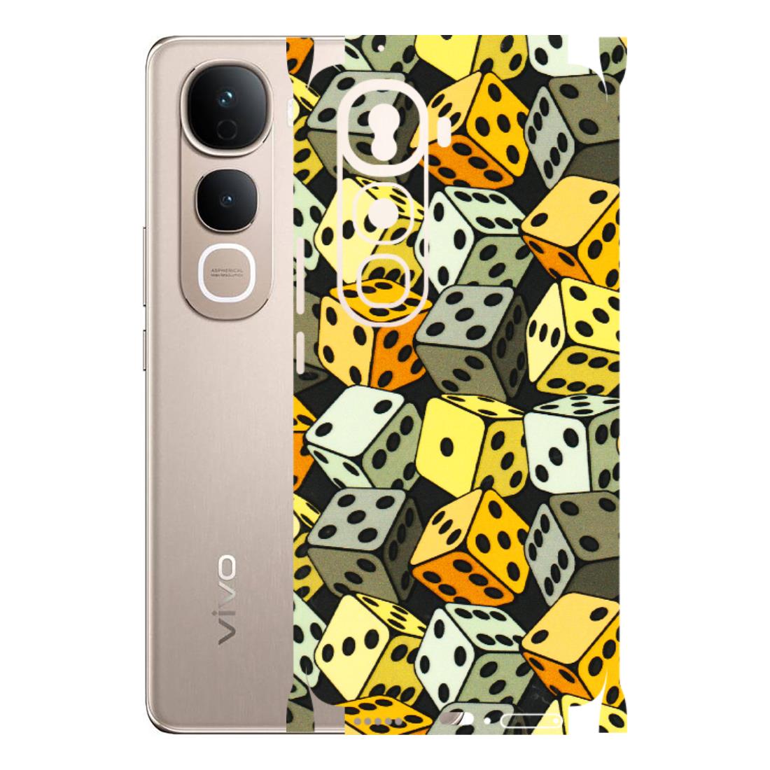 VIVO Y Series Phone Skins (All Models) - Dices Of Life - 3D Embossed Finish (L-04) Vivo Y400 Pro 5G