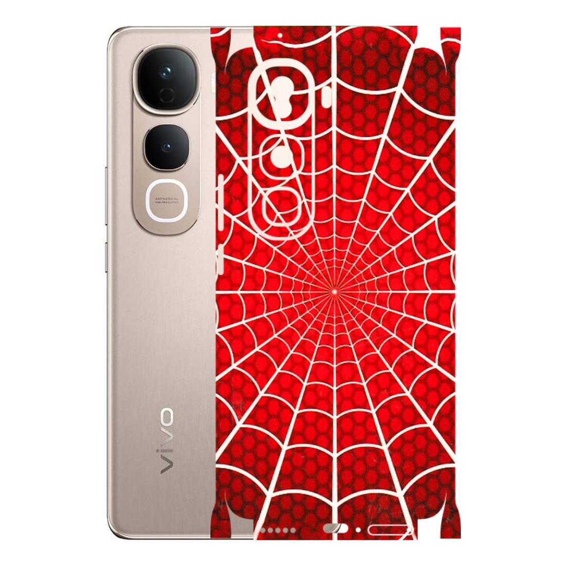 VIVO Y Series Phone Skins (All Models) - Classic Spidey Web - 3D Embossed Finish (L-115) Vivo Y400 Pro 5G