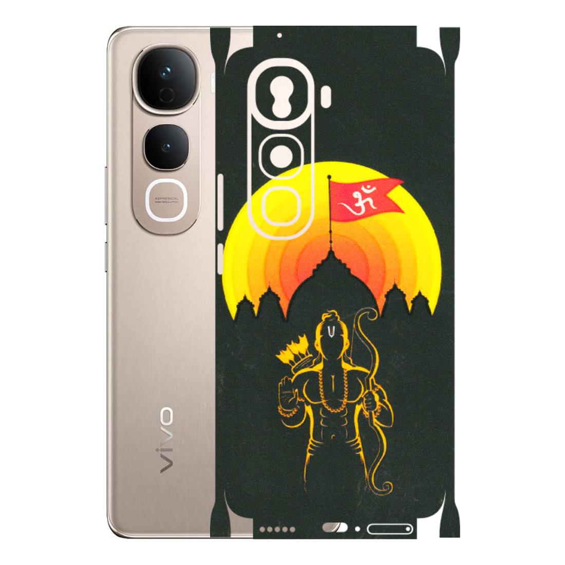 VIVO Y Series Phone Skins (All Models) - Lord Ram - 3D Embossed Finish (L-132) Vivo Y400 Pro 5G