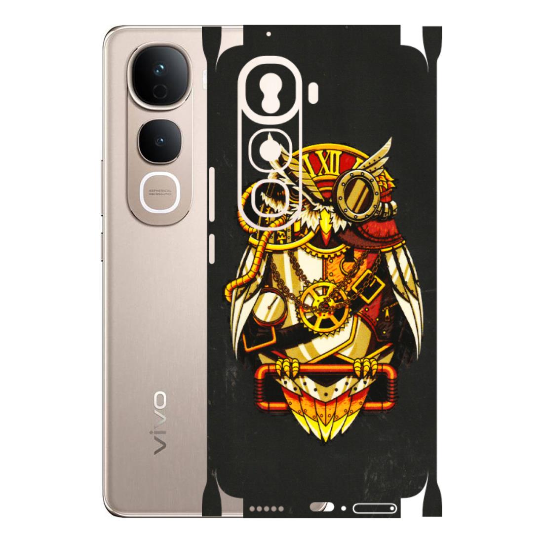 VIVO Y Series Phone Skins (All Models) - Classy Smart Owl - 3D Embossed Finish (L-144) Vivo Y400 Pro 5G