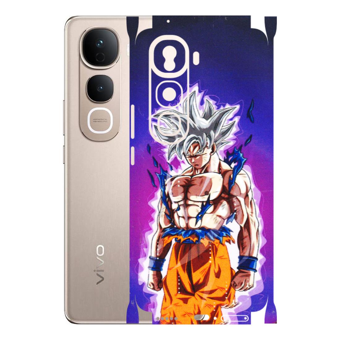 VIVO Y Series Phone Skins (All Models) - Goku Purple Anime - 3D Embossed Finish (L-147) Vivo Y400 Pro 5G
