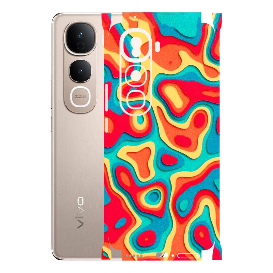 VIVO Y Series Phone Skins (All Models) - Abstract Swirl - 3D Embossed Finish (L-150) Vivo Y400 Pro 5G