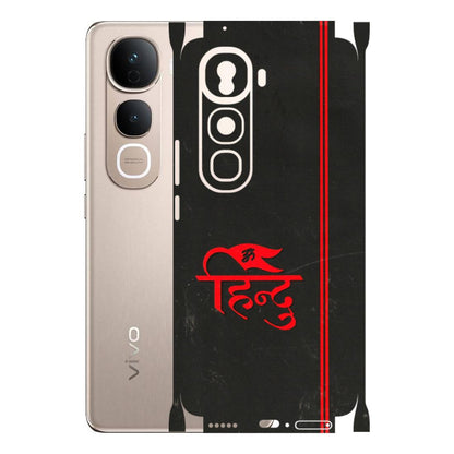 VIVO Y Series Phone Skins (All Models) - Hindu Black - 3D Embossed Finish (L-153) Vivo Y400 Pro 5G