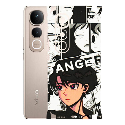 VIVO Y Series Phone Skins (All Models) - Danger Anime - 3D Embossed Finish (L-155) Vivo Y400 Pro 5G