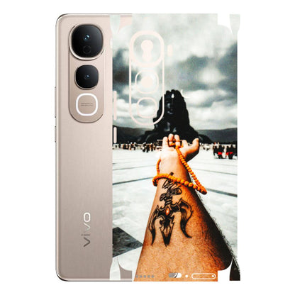 VIVO Y Series Phone Skins (All Models) - Jai Adiyogi Mahakaal - 3D Embossed Finish (L-164) Vivo Y400 Pro 5G