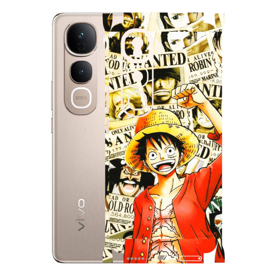 VIVO Y Series Phone Skins (All Models) - Luffy Anime - 3D Embossed Finish (L-177) Vivo Y400 Pro 5G