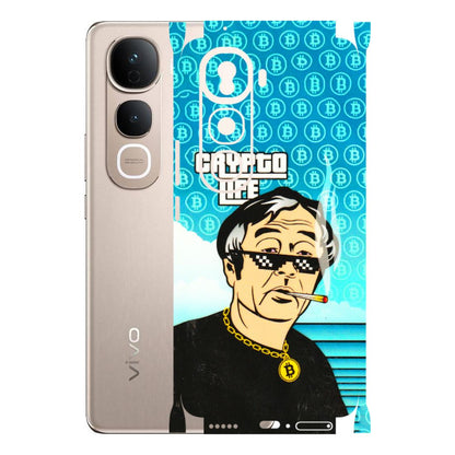 VIVO Y Series Phone Skins (All Models) - Crypto Thug Life - 3D Embossed Finish (L-179) Vivo Y400 Pro 5G