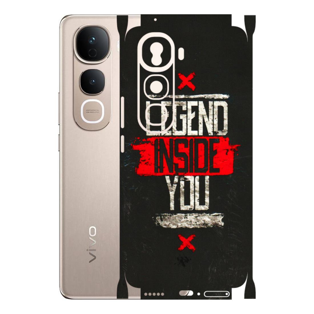 VIVO Y Series Phone Skins (All Models) - Legend Inside You - 3D Embossed Finish (L-186) Vivo Y400 Pro 5G