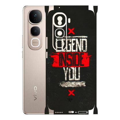 VIVO Y Series Phone Skins (All Models) - Legend Inside You - 3D Embossed Finish (L-186) Vivo Y400 Pro 5G