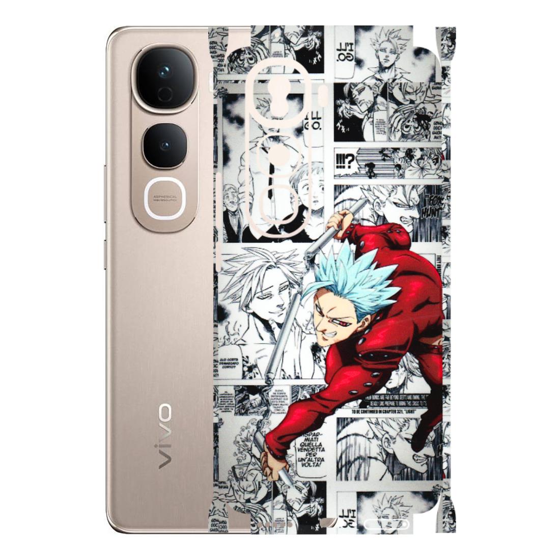 VIVO Y Series Phone Skins (All Models) - Anime Comic - 3D Embossed Finish (L-192) Vivo Y400 Pro 5G