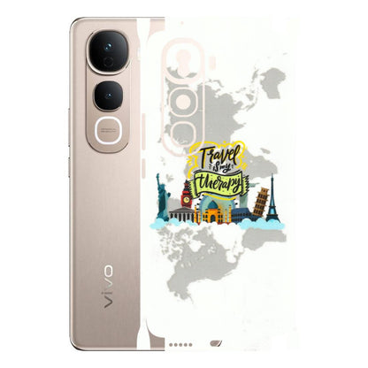 VIVO Y Series Phone Skins (All Models) - Travel Therapy - 3D Embossed Finish (L-199) Vivo Y400 Pro 5G