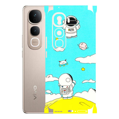 VIVO Y Series Phone Skins (All Models) - Blue Skies Astro Float - 3D Embossed Finish (L-230) Vivo Y400 Pro 5G