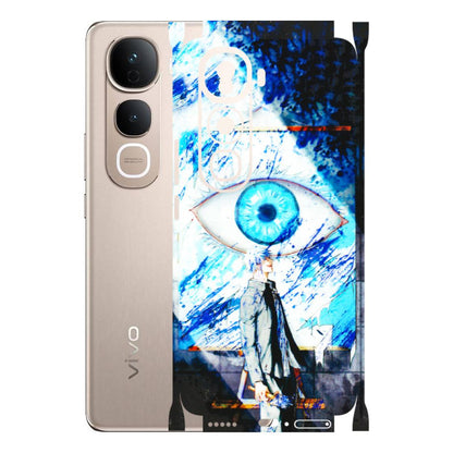 VIVO Y Series Phone Skins (All Models) - Gojo Satoru evil eye - 3D Embossed Finish (L-239) Vivo Y400 Pro 5G