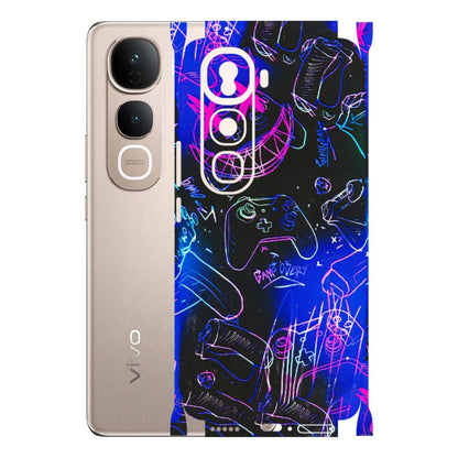 VIVO Y Series Phone Skins (All Models) - Gamers Paradise - 3D Embossed Finish (L-258) Vivo Y400 Pro 5G