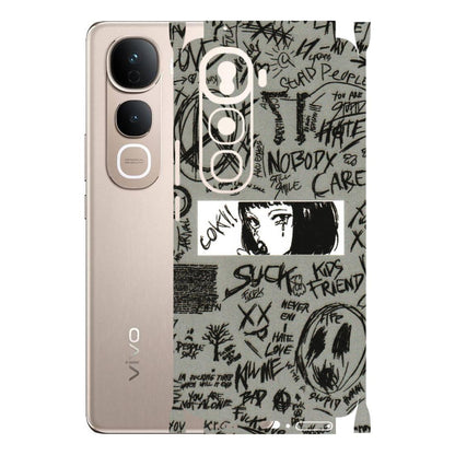 VIVO Y Series Phone Skins (All Models) - Never Have Love Anime - 3D Embossed Finish (L-260) Vivo Y400 Pro 5G