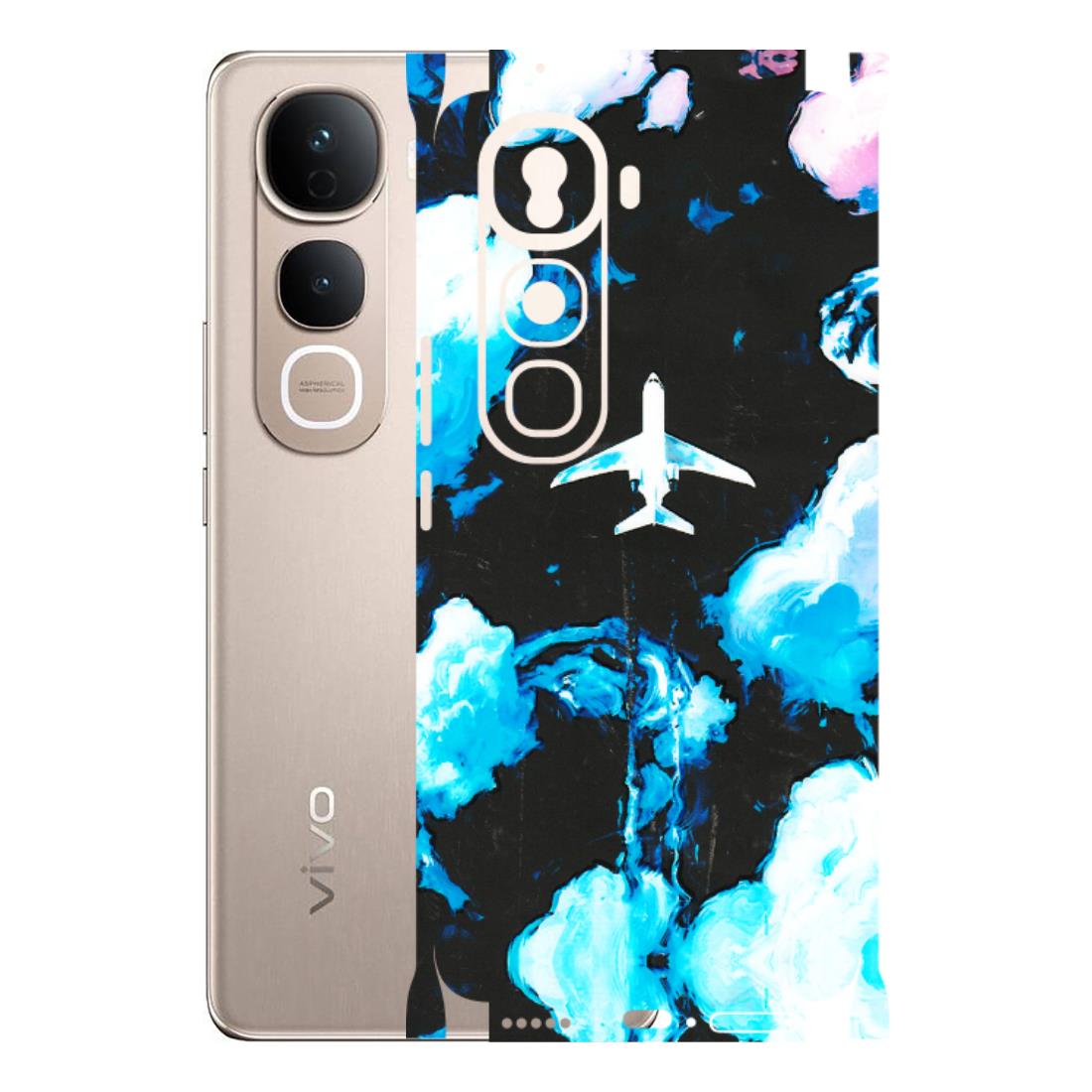 VIVO Y Series Phone Skins (All Models) - Travel In Airline - 3D Embossed Finish (L-264) Vivo Y400 Pro 5G