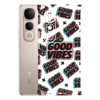 VIVO Y Series Phone Skins (All Models) - Good Vibes - 3D Embossed Finish (L-282) Vivo Y400 Pro 5G