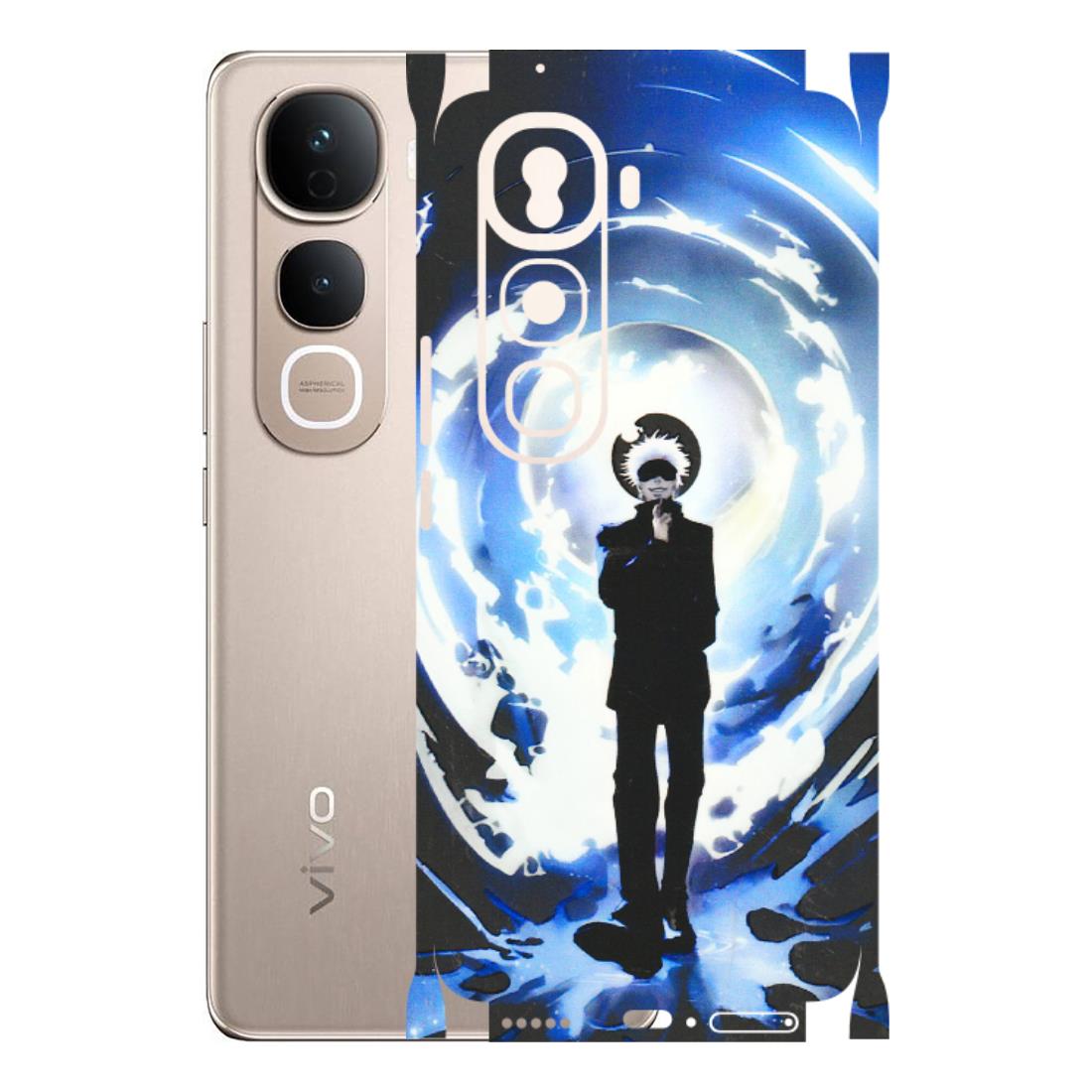 VIVO Y Series Phone Skins (All Models) - Jujustu Kaisen Anime Manga - 3D Embossed Finish (L-317) Vivo Y400 Pro 5G