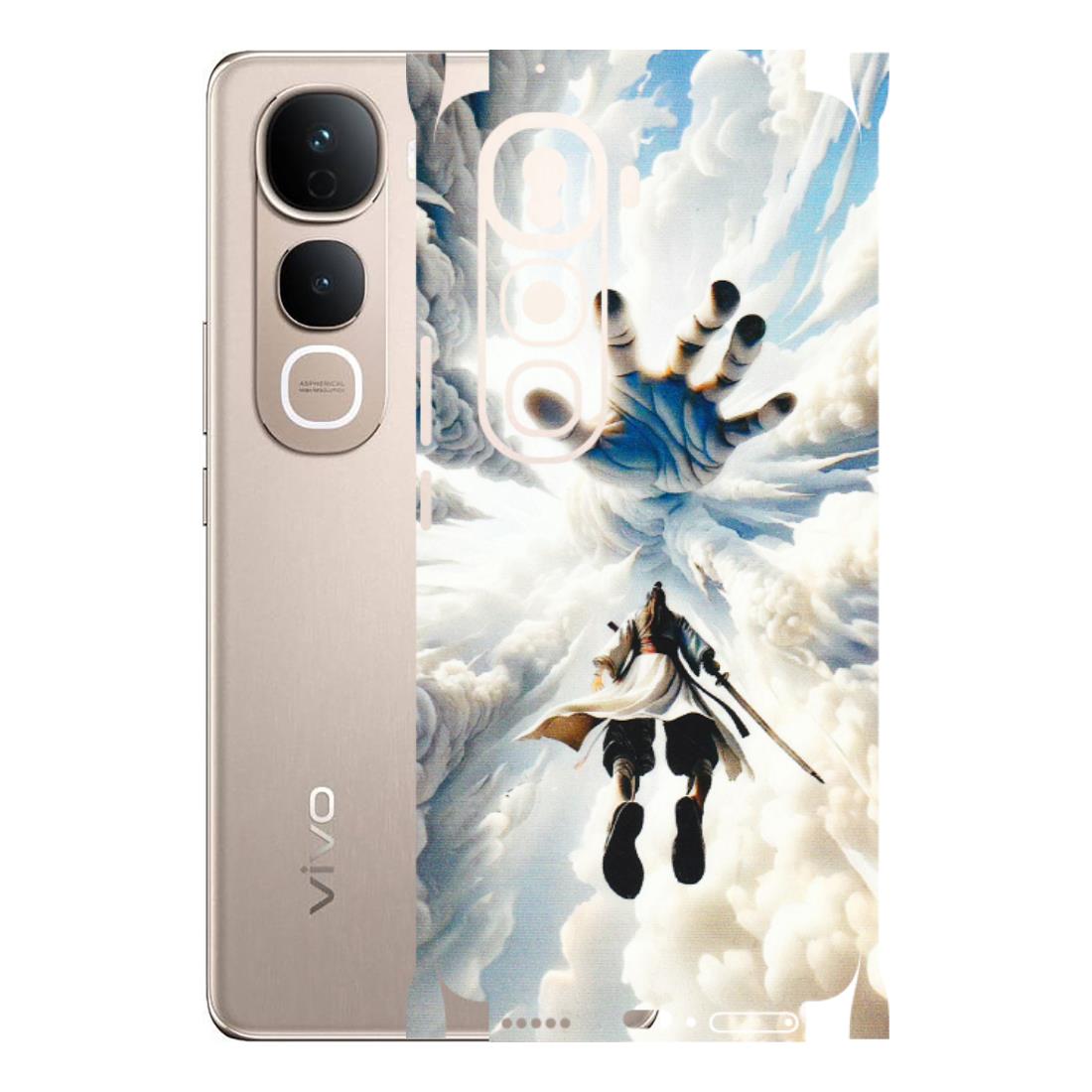 VIVO Y Series Phone Skins (All Models) - Big Hand With Monkey King - 3D Embossed Finish (L-323) Vivo Y400 Pro 5G