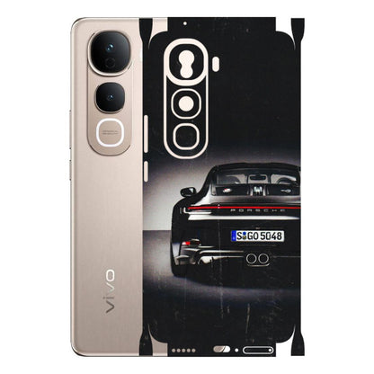 VIVO Y Series Phone Skins (All Models) - New Black Porsche GT3 - 3D Embossed Finish (L-327) Vivo Y400 Pro 5G