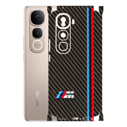 VIVO Y Series Phone Skins (All Models) - BM Carbon Fiber Feels - 3D Embossed Finish (L-38) Vivo Y400 Pro 5G