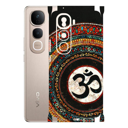 VIVO Y Series Phone Skins (All Models) - Aum Chant Abstract - 3D Embossed Finish (L-42) Vivo Y400 Pro 5G