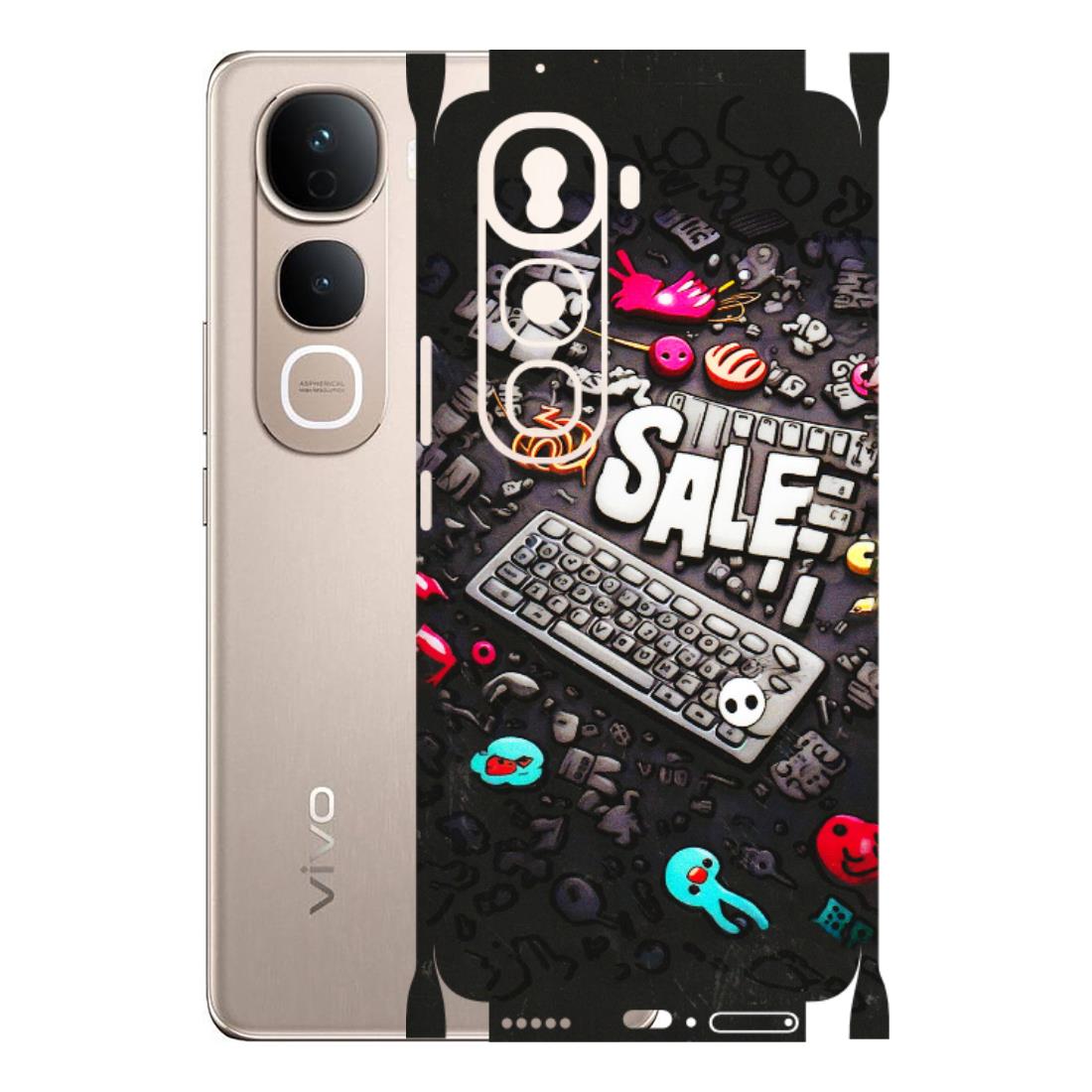 VIVO Y Series Phone Skins (All Models) - Gadgets Sale - 3D Embossed Finish (L-50) Vivo Y400 Pro 5G