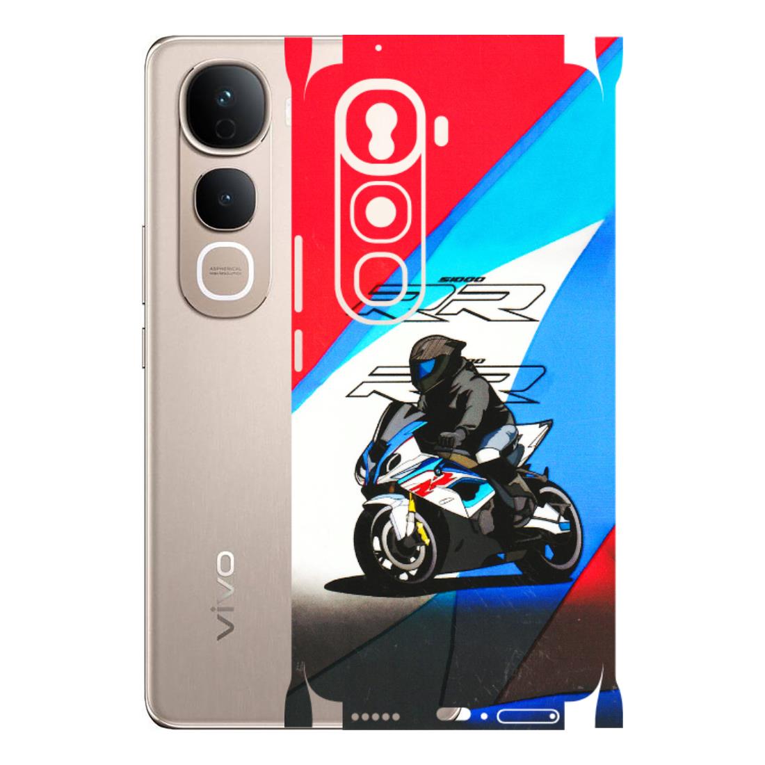 VIVO Y Series Phone Skins (All Models) - Bikers Love - 3D Embossed Finish (L-58) Vivo Y400 Pro 5G
