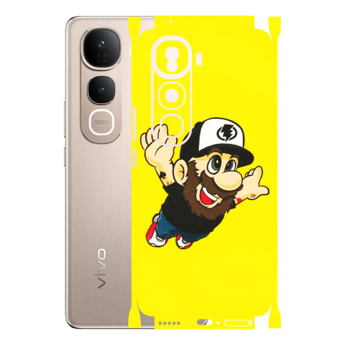 VIVO Y Series Phone Skins (All Models) - Flying Beardo - 3D Embossed Finish (L-60) Vivo Y400 Pro 5G