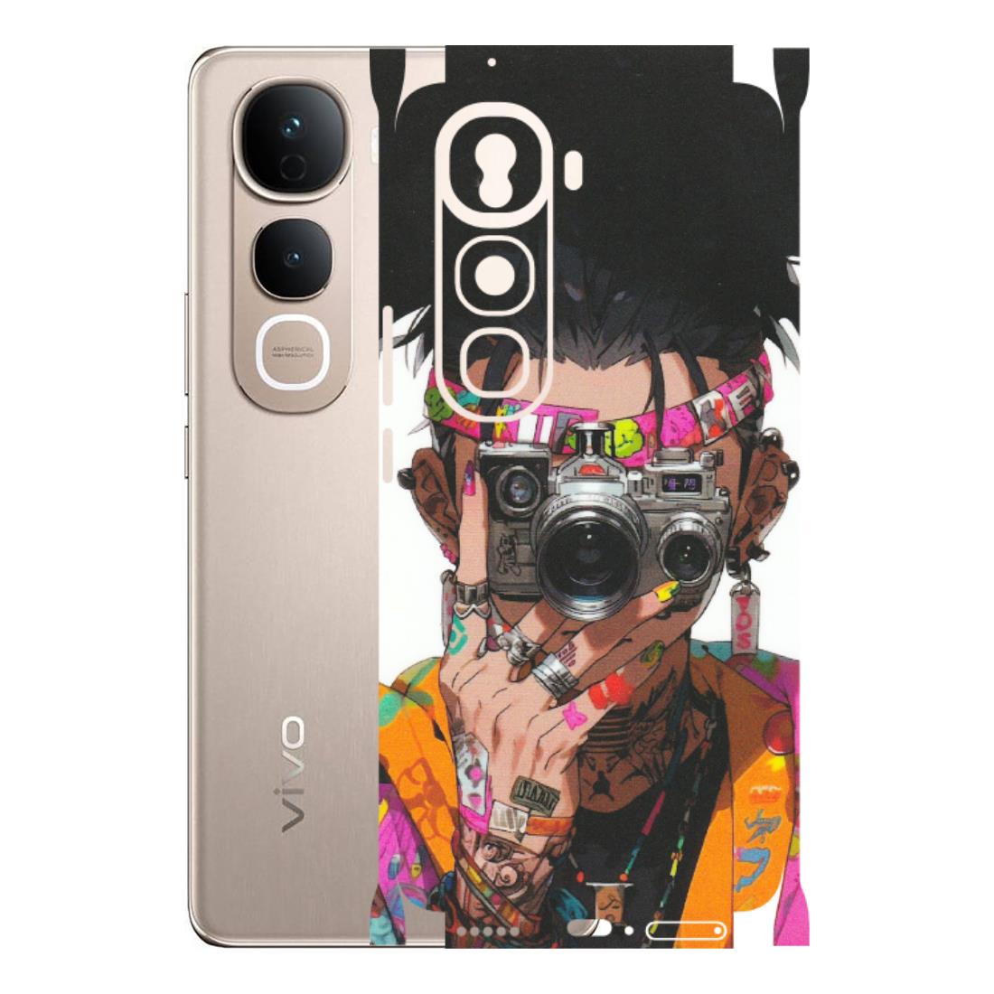 VIVO Y Series Phone Skins (All Models) - Camera Lover Girl - Matte Finish (M-09) Vivo Y400 Pro 5G