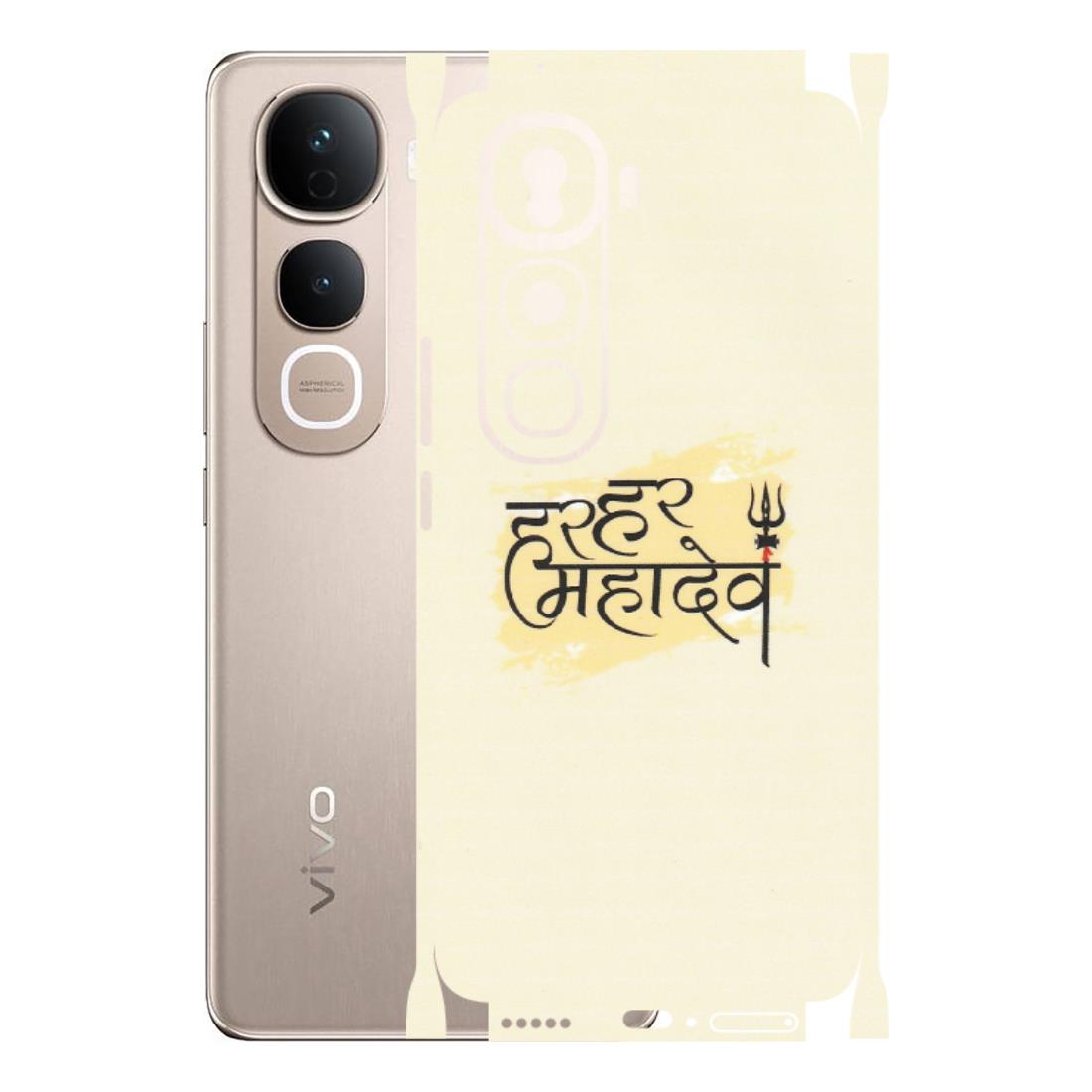 VIVO Y Series Phone Skins (All Models) - Har Har Mahadev - Matte Finish (M-10) Vivo Y400 Pro 5G