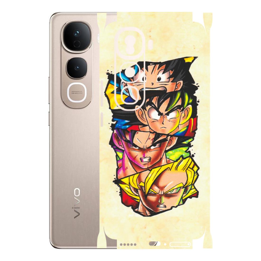 VIVO Y Series Phone Skins (All Models) - Angry Multi Anime - Matte Finish (M-113) Vivo Y400 Pro 5G